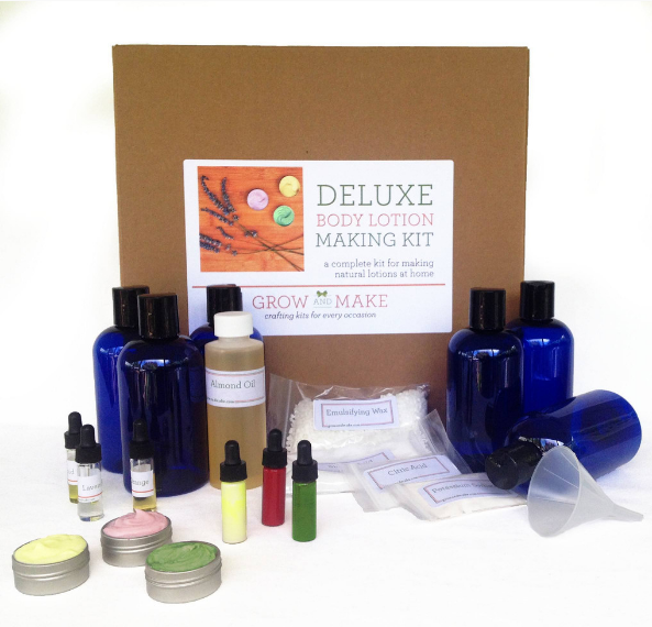 Deluxe DIY Body Lotion Kit (makes six bottles of lotion)